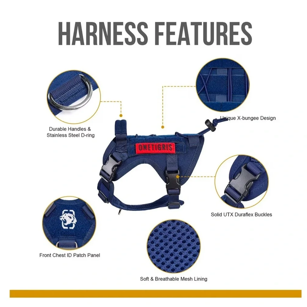 New Onetigris no pull dog harness L